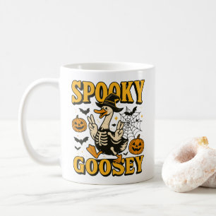 Gruseliger Gänse-Halloween für Jungen Mädchen Kürb Kaffeetasse