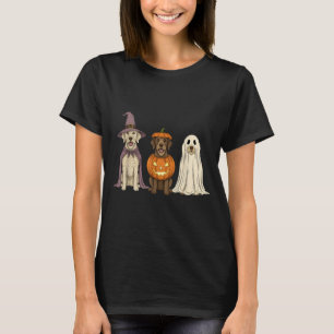 Gruseliger Geist Italienischer Spinone Kürbis Hall T-Shirt