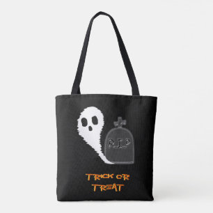 Gruseliger Geist mit Halloween-Grab