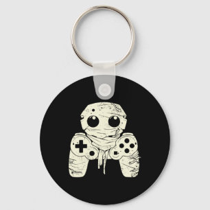Gruseliger Geist-Mummy-Gaming-Controller-Halloween Schlüsselanhänger