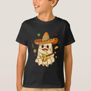 Gruseliger Geist spielt Gitarre Conchas Pan Dulce  T-Shirt