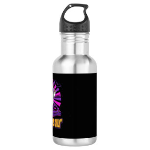 Gruseliger Geister-DJ-Halloween-Beats-Design_1 Edelstahlflasche