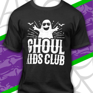 Gruseliger Geister-Ghoul-Kinderclub Lustiger Hallo T-Shirt