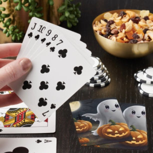 Gruseliger Genuss: Geisterhafte Halloween-Spaß Spielkarten