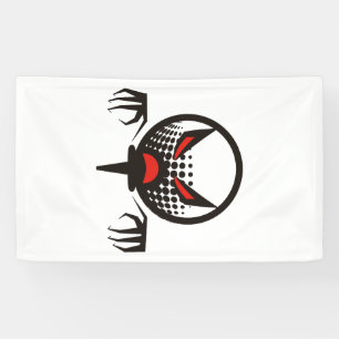 Gruseliger Golf Halloween-Gruppenfriedhof Banner