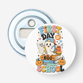 Gruseliger Grafikdesign zum Halloween-Einschulungs Flaschenöffner