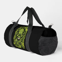 Gruseliger grüner Tentakel-Monster-Duffelbag