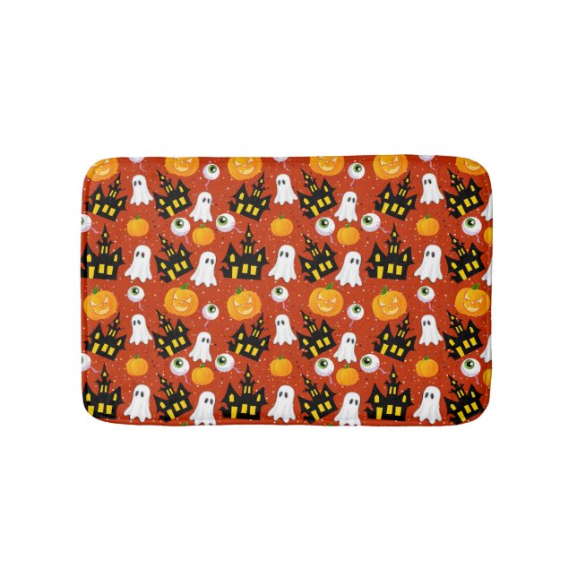 Gruseliger Halloween  Badematte (Vorderseite)