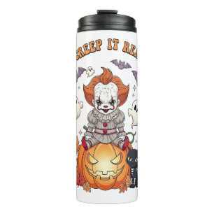 Gruseliger Halloween Clown Thermosbecher