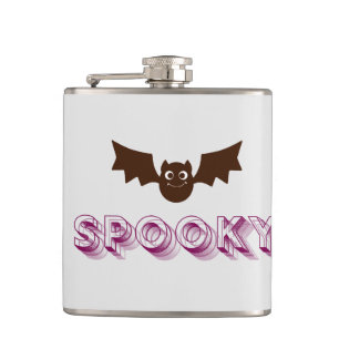 Gruseliger Halloween [Design Name] individueller H Flachmann