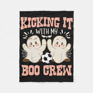 Gruseliger Halloween-Fußball, Tritte mit meinem Bo Fleecedecke