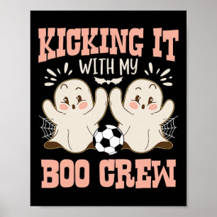 Gruseliger Halloween-Fußball, Tritte mit meinem Bo Poster