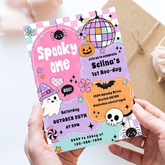 Gruseliger Halloween-Geburtstag Einladung