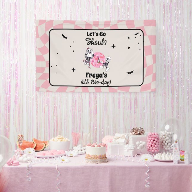 Gruseliger Halloween-Geburtstag für jedes Alter Banner (Party)