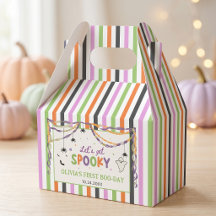 Gruseliger Halloween-Geburtstagsfeier-Geschenkkart