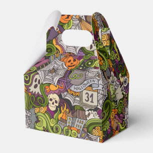 Gruseliger Halloween Gefallen Box Geschenkschachtel
