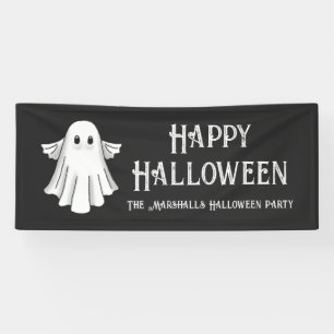 Gruseliger Halloween-Geist Banner