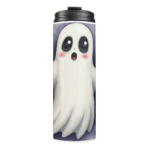 Gruseliger Halloween-Geist-Thermobecher Thermosbecher
