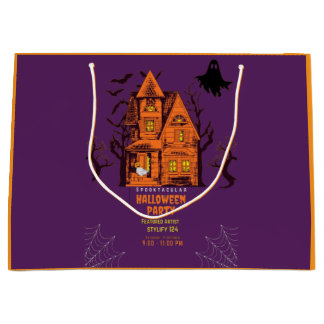 Gruseliger Halloween-Geschenkbeutel – Lustige Hall Große Geschenktüte