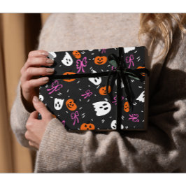 Gruseliger Halloween Geschenkpapier