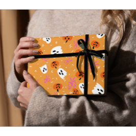 Gruseliger Halloween Geschenkpapier