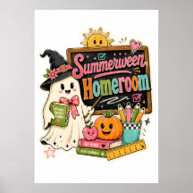 Gruseliger Halloween-Grafikdesign zum Zurück in di