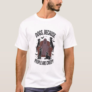 Gruseliger Halloween-Hund Gruseliger Geist 2 T-Shirt