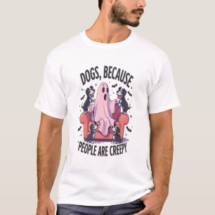 Gruseliger Halloween-Hund Gruseliger Geist (2) T-Shirt