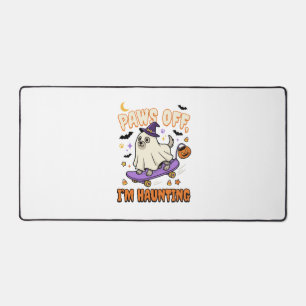 Gruseliger Halloween-Hund-Skate-Ride Schreibtischunterlage