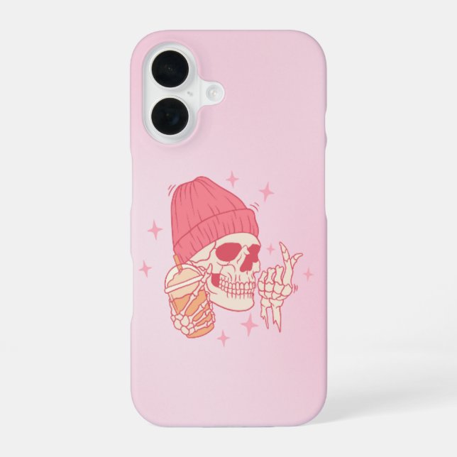 Gruseliger Halloween-iPhone-16-Case – Lustig & Fes iPhone 16 Hülle (Rückseite)