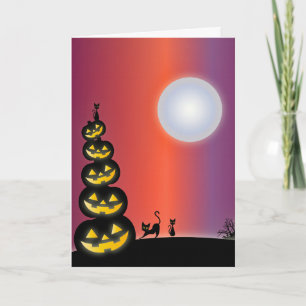 Gruseliger Halloween Karte