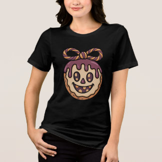 Gruseliger Halloween-Keksbäckerei-T-Shirt Tri-Blend Shirt