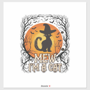 Gruseliger Halloween-Kürbis Gruselige Nacht Geist  Aufkleber