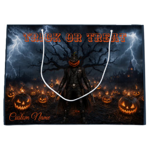 Gruseliger Halloween-Kürbis-Sheriff-Cowboy-Blitz Große Geschenktüte