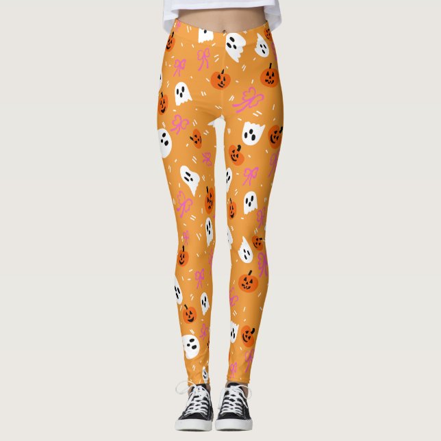 Gruseliger Halloween  Leggings (Vorderseite)