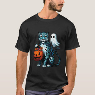 Gruseliger Halloween-Leoparden-Geist-Grusel-Tüte 5 T-Shirt