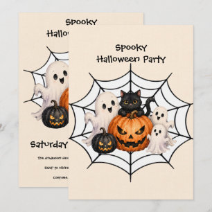 Gruseliger Halloween-Party-Accessoire Einladung