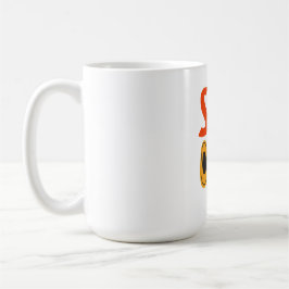 Gruseliger Halloween personalisierter Name  Kaffeetasse