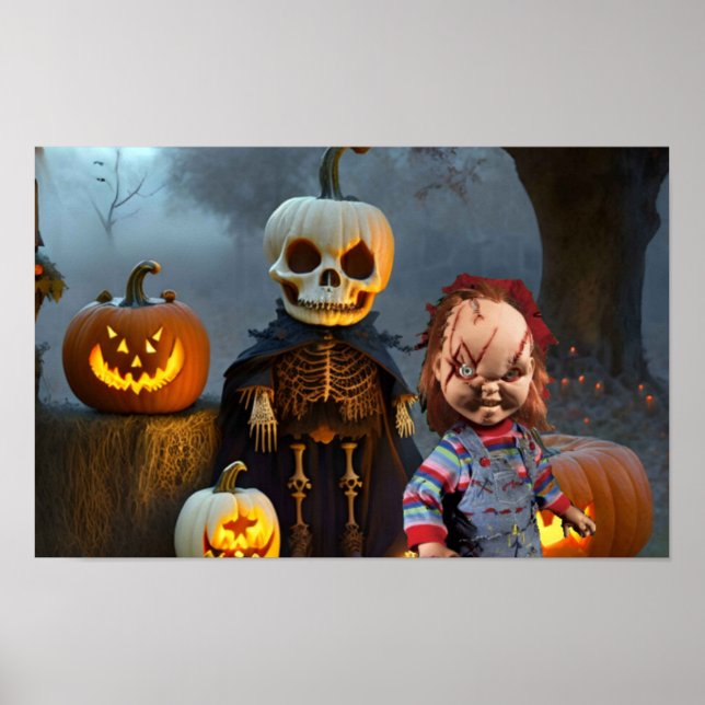 Gruseliger Halloween. Poster (Vorne)