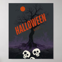 🎃👻Gruseliger Halloween Poster