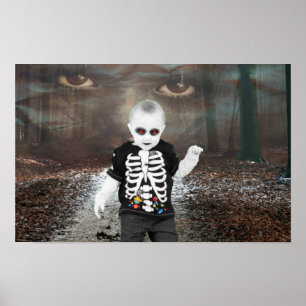 Gruseliger Halloween. Poster