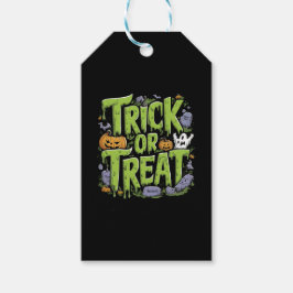 Gruseliger Halloween-Schlamm zum Trick-or-Treat Geschenkanhänger