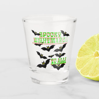 Gruseliger Halloween-Schnapsglas Schnapsglas
