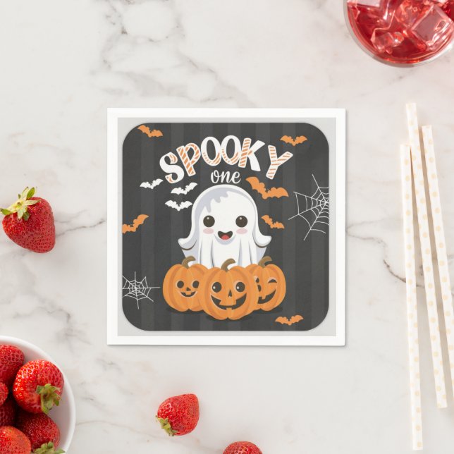 Gruseliger Halloween  Serviette (Beispiel)