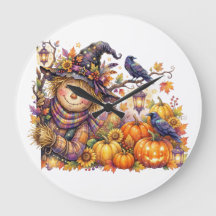 Gruseliger Halloween, spähende Vogelscheuche, Herb