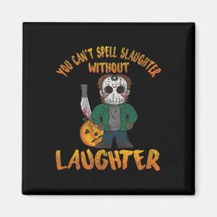 Gruseliger Halloween-Streich-oder-Belohnung lustig Magnet