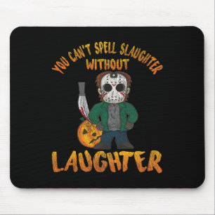 Gruseliger Halloween-Süßigkeiten-oder-Saures-Witzi Mousepad