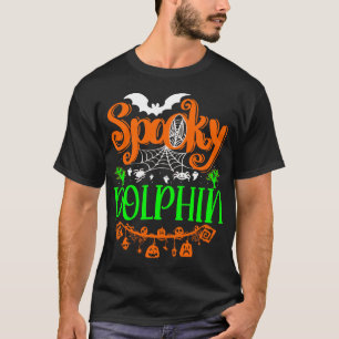 Gruseliger Halloween-Tier-Delfin-Geschenkidee T-Shirt