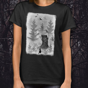 Gruseliger Halloween-Wald T-Shirt