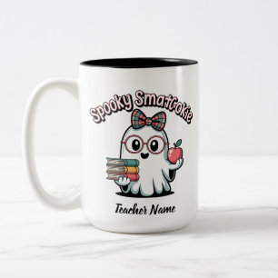 Gruseliger intelligenter Keks personalisierter Nam Zweifarbige Tasse